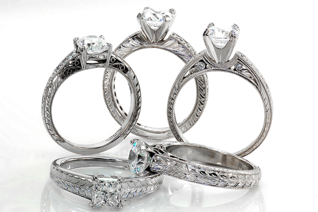 Hand Engraved Engagement Ring Designs Knox Jewelers